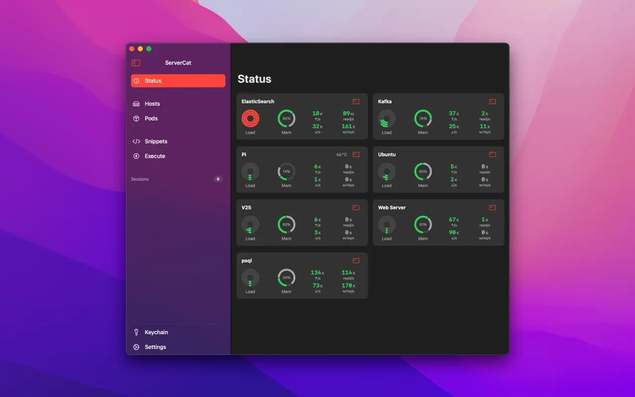 ServerCat - SSH Terminal screenshot 1